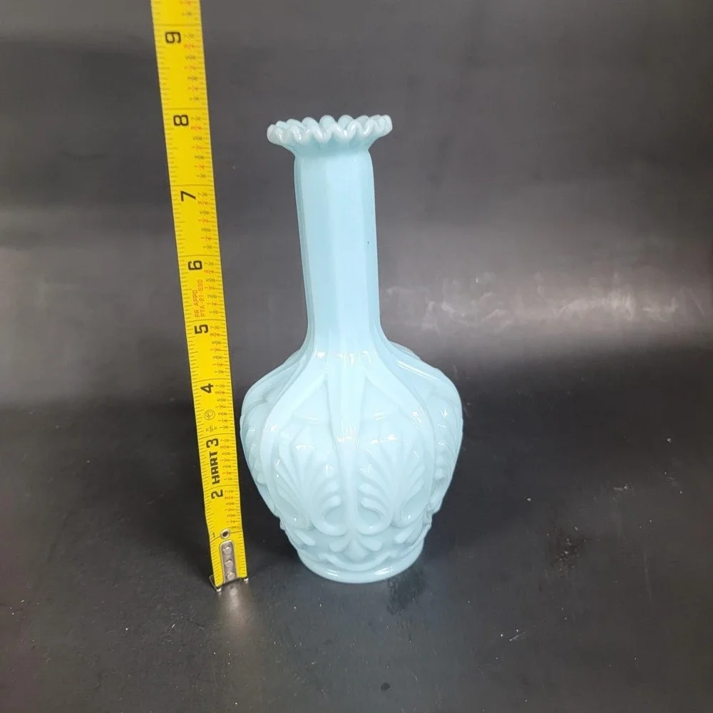 Vallerystahl‎ France Blue Milk Glass 7.5